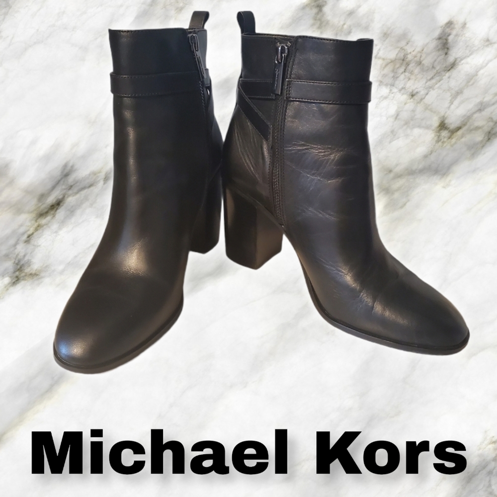 Michael Kors Leather Booties